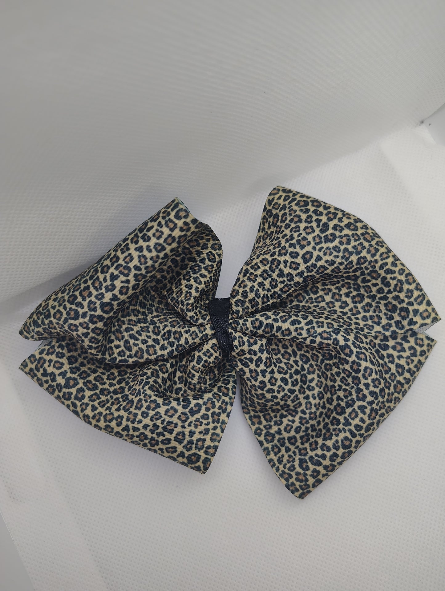 Small Cheetah Print Hair Bow
