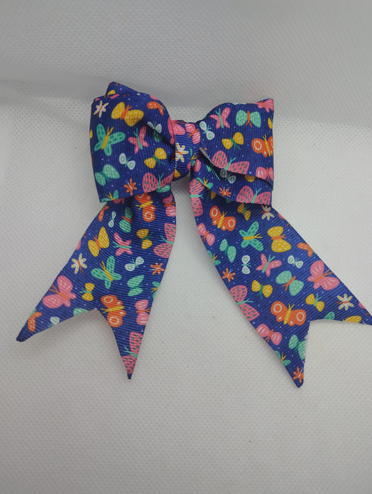 Colorful Butterflies Hair Bow