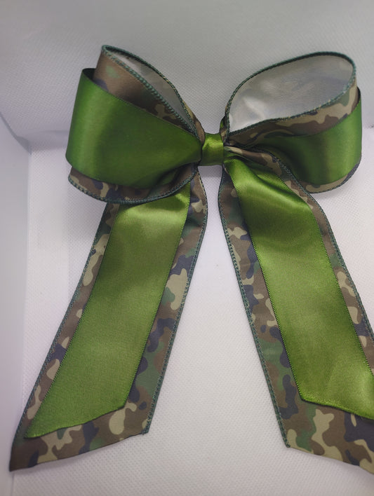Camo Hair Bow